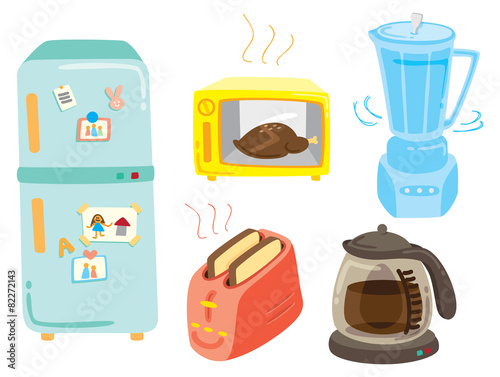 set of kitchen equipment icon
