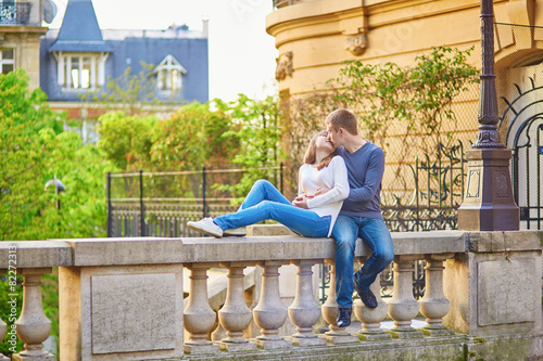 Beautiful romantic couple in Paris © Ekaterina Pokrovsky