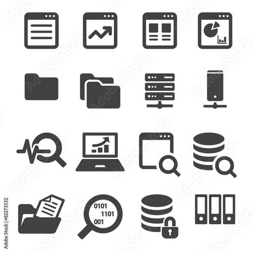 data icon set