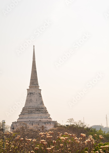 Pagoda atop mount in Thailand