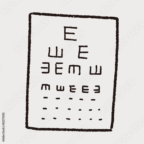 eye test doodle