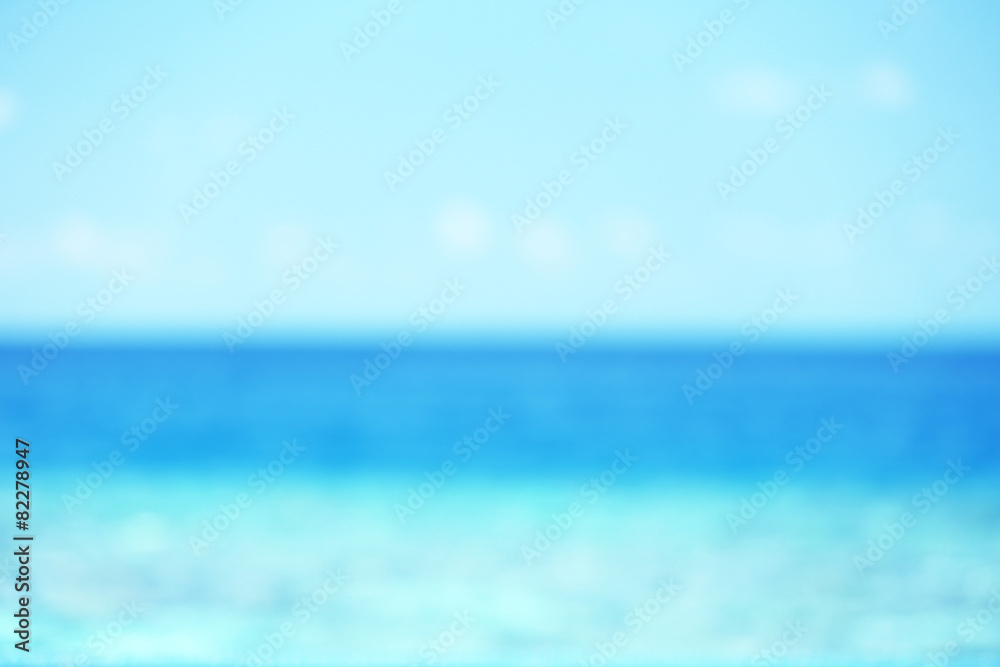 Blurred view of ocean water background