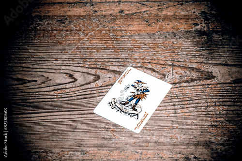 card with joker