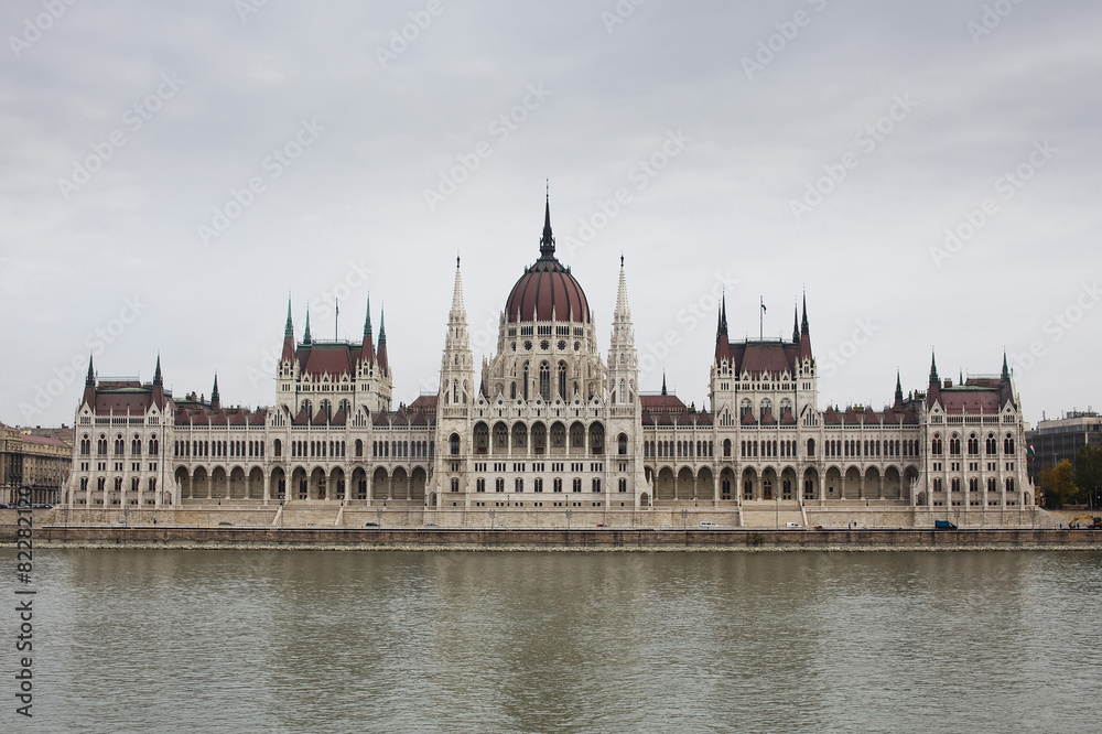 The building of the Hungarian Parliament, Budapest