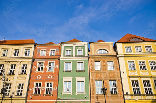 Tenement houses in Poznan, Poland