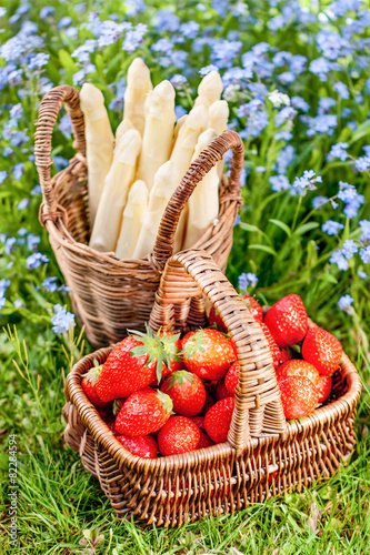 Asparagus and Strawberries