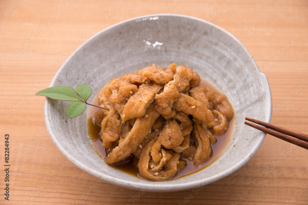 油揚げの甘辛煮 油揚げの甘辛煮