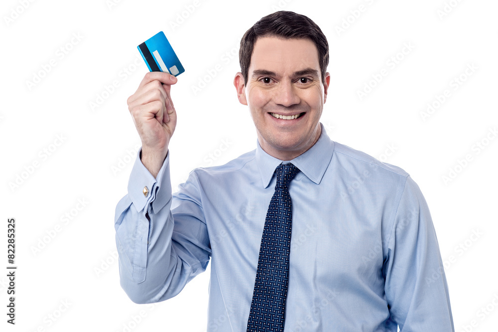 I got my new credit card ! I got my new credit card !