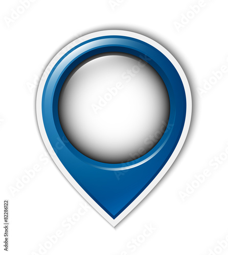 Free Download Paper map pointer with realistic shadow - GFXLoad