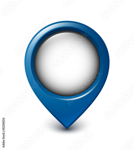 Map pointer icon on white background Free Download Map pointer icon on white background - GFXLoad