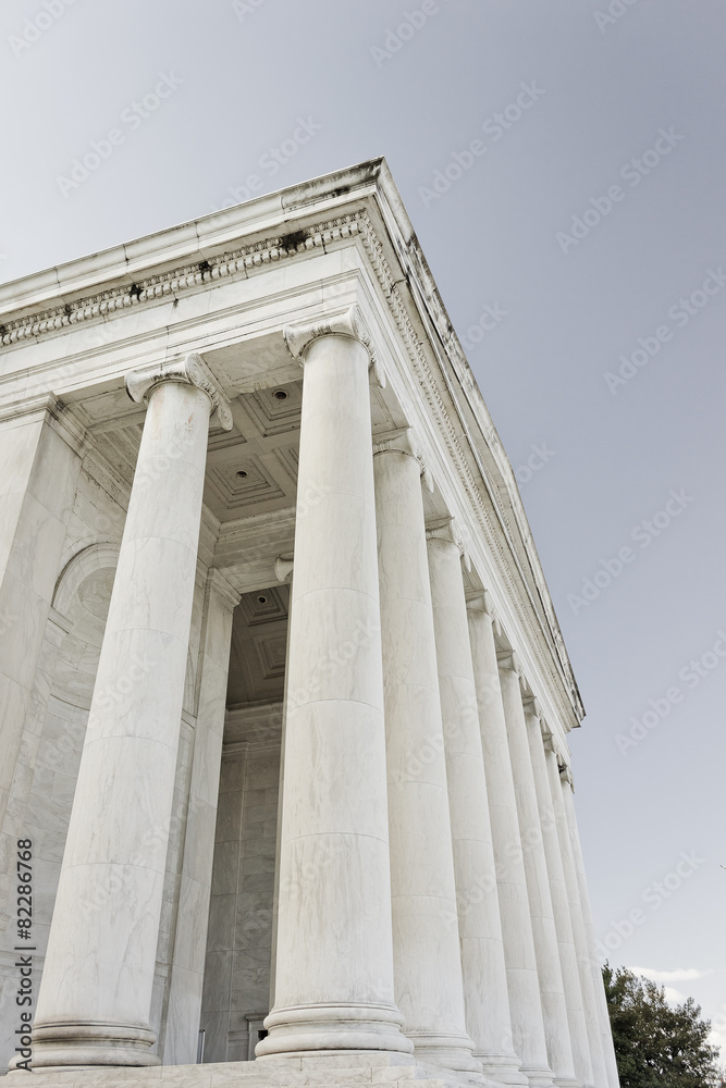 Colonnade of the Jefferson Memorial, Washington DC