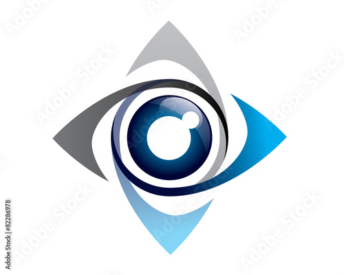 flower eye blue