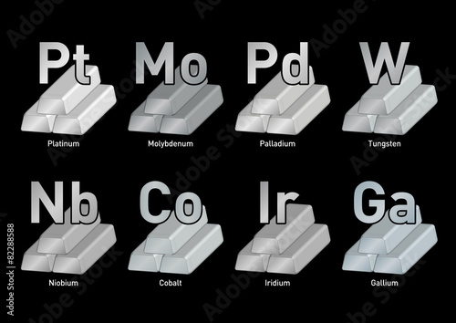 Minor metals, image illuastration