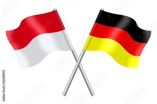 Free Download Flags: Monaco, Indonesia Germany - GFXLoad