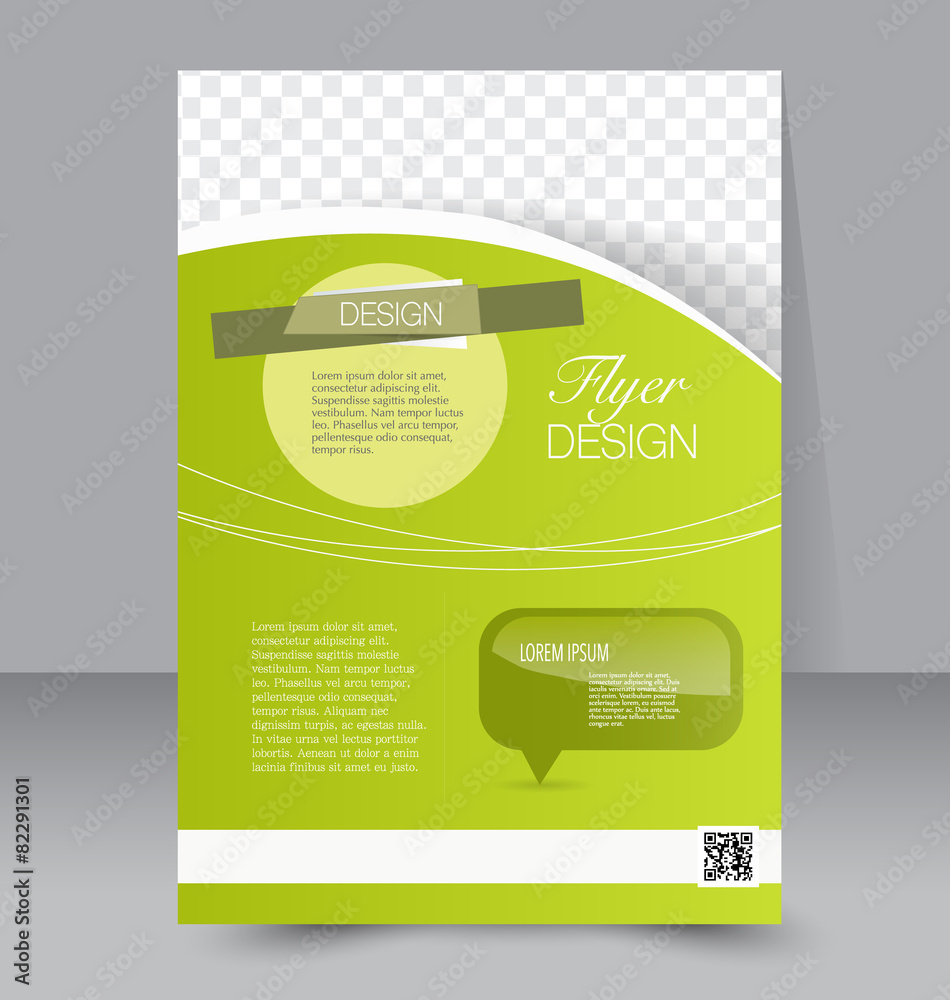 Flyer template. Business brochure. A4 poster for business Flyer template. Business brochure. A4 poster for business