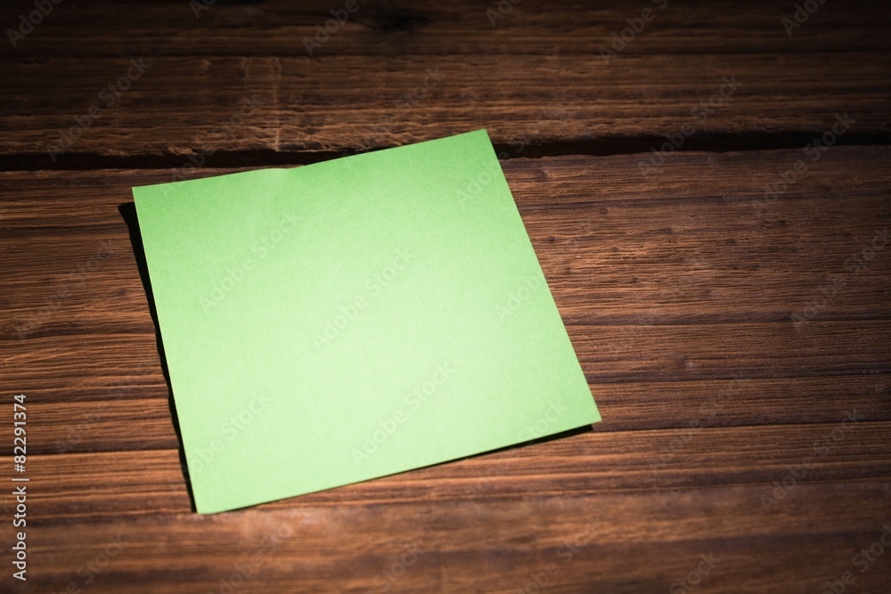 Green post it Green post it