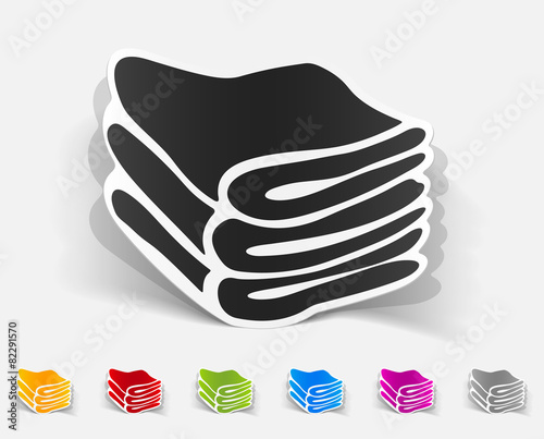 realistic design element. towels