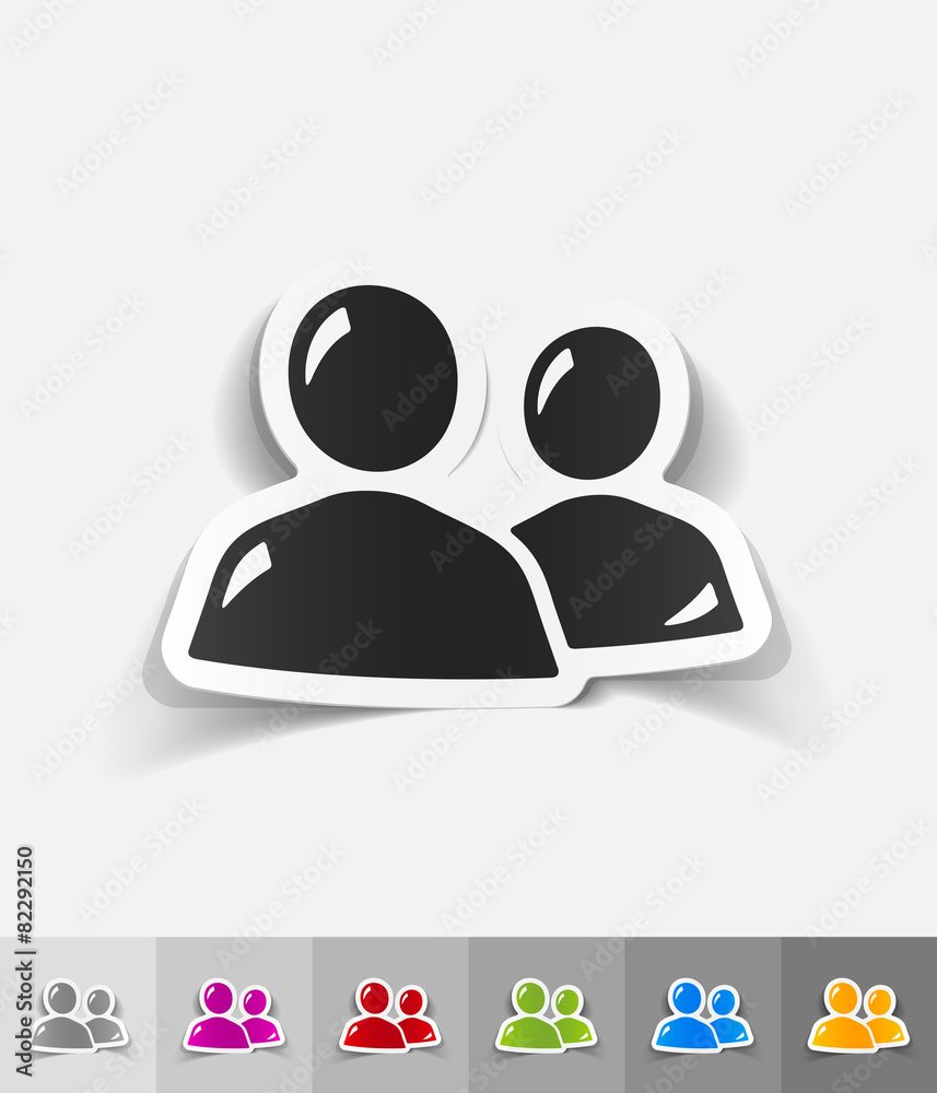 realistic design element. contact ikon realistic design element. contact ikon