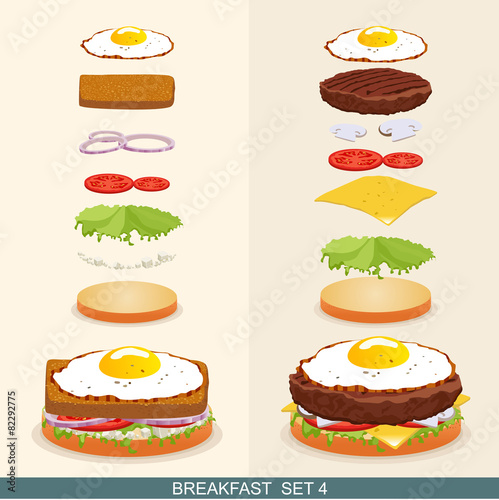 Burger set 4