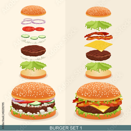 Burger set 1
