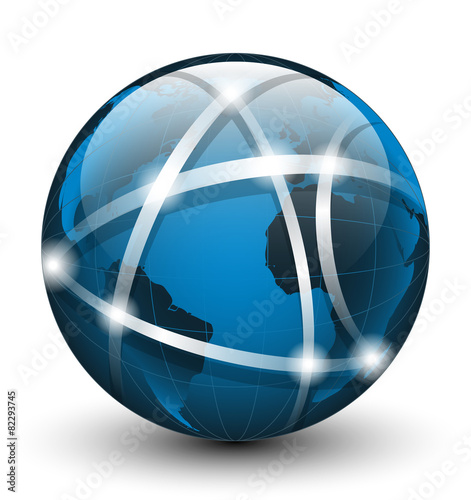 Global communication icon