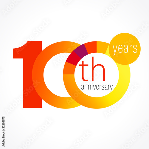 100 anniversary chart logo