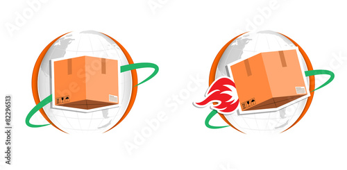 paper planet parcel logo