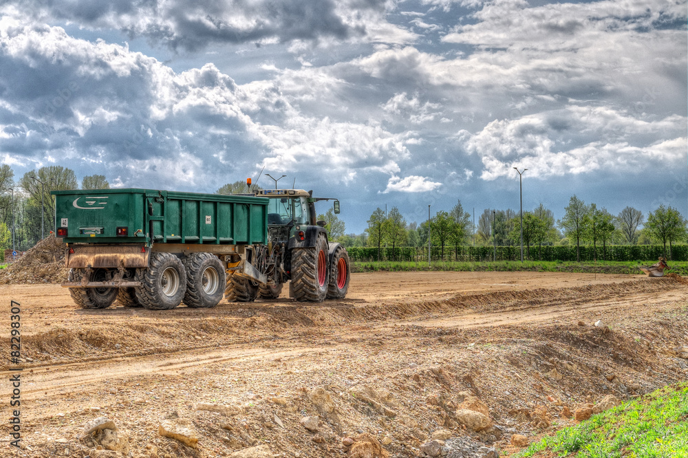 Obraz premium zugmaschine