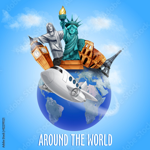 around the world plane