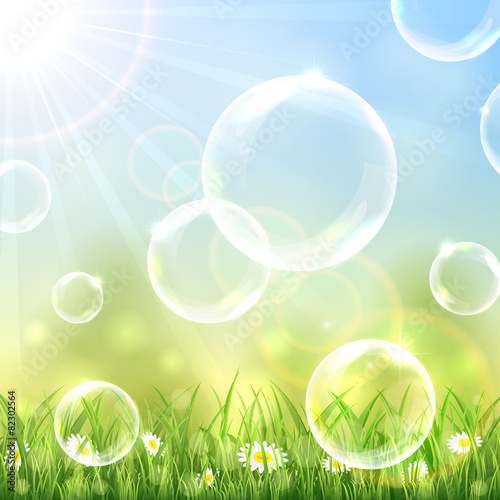 Flying bubbles