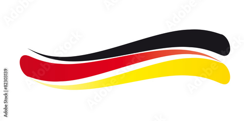 Schwarz  Rot  Gold - Flagge  Banner von Deutschland  deutsche Nationalfarben  Land in Europa und Mitglied der EU  Nationalfeiertag am 3. Oktober  Tag der Deutschen Einheit