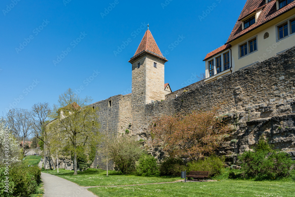 Turm 3  im mittelalterlichen Rothenburg 03