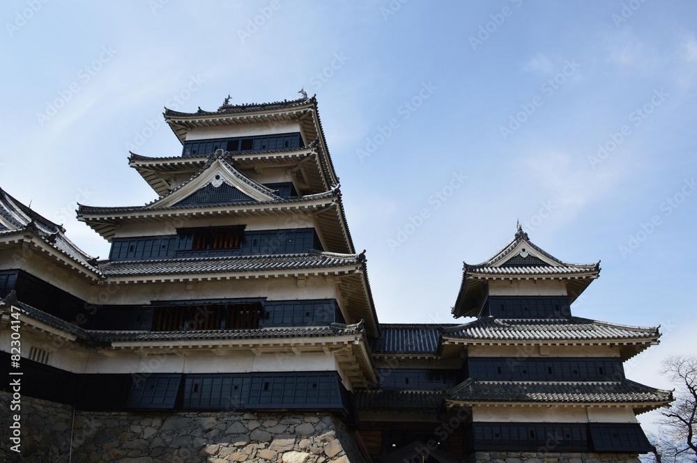 Burg Matsumoto in Matsumoto, Japan