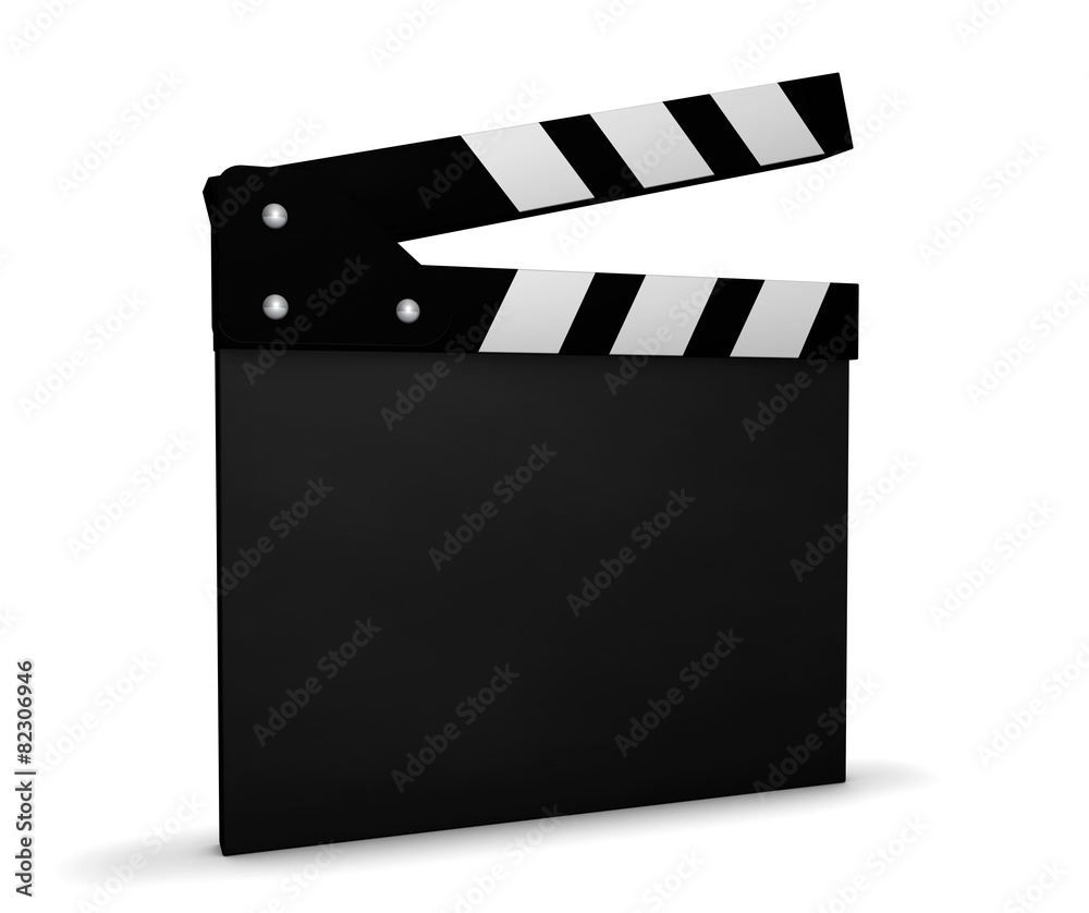Cinema Video And Movie Blank Clapperboard