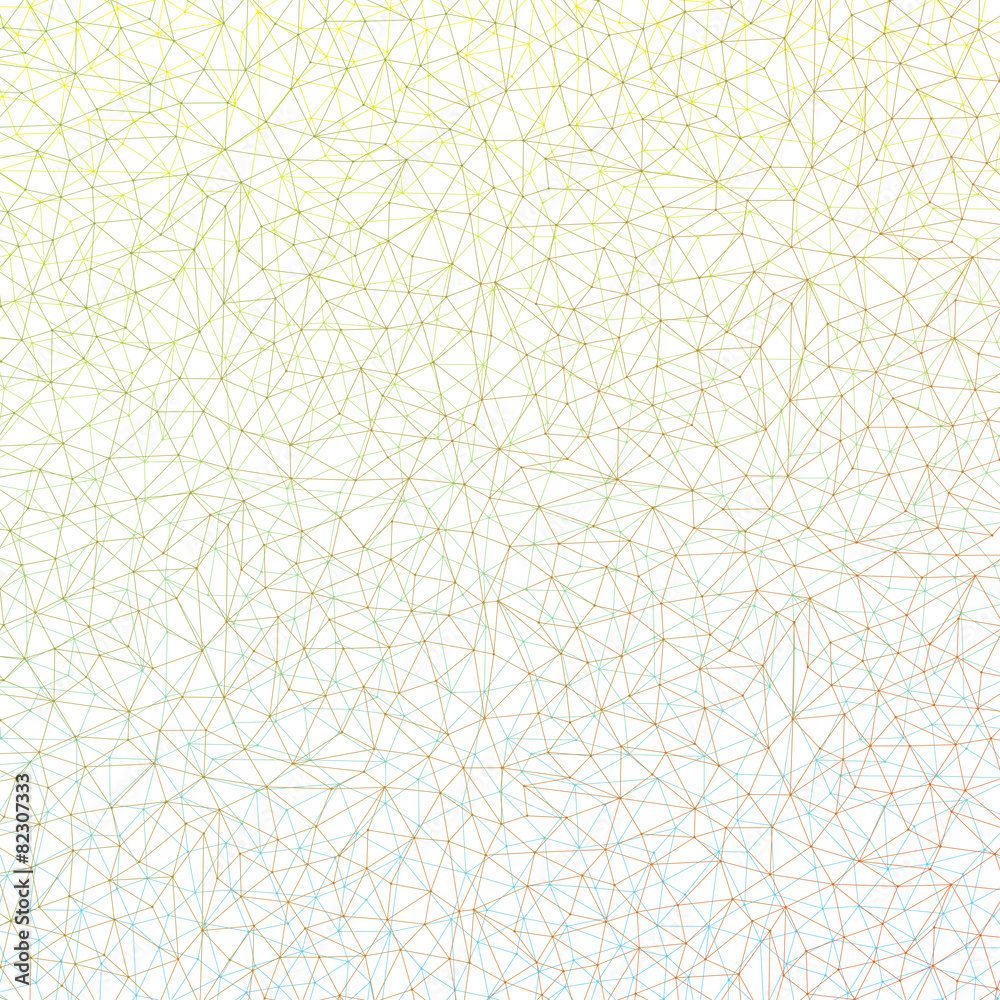 Colorful background dots with connections. Graphic background