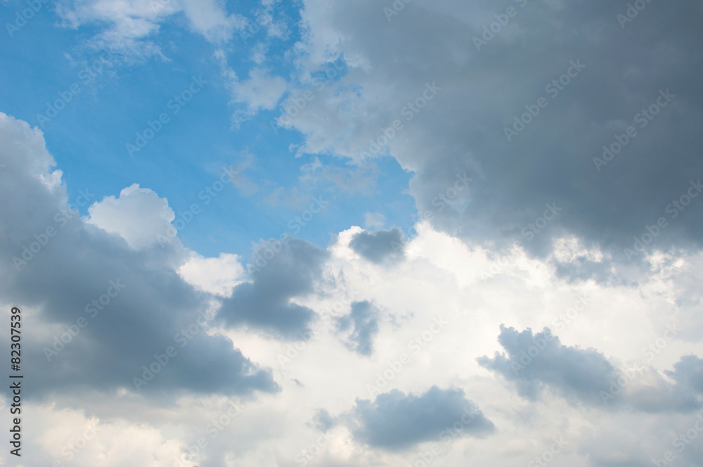 Obraz premium clouds in the blue sky