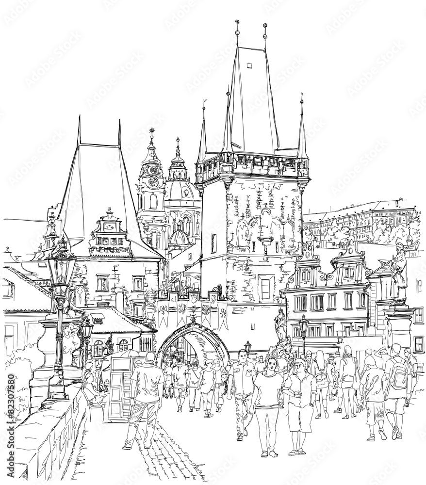 Obraz premium Charles Bridge - Prague, Czech Republic