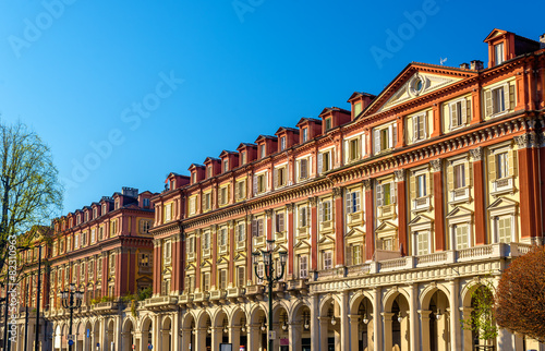 Historic buildings on Piazza Statuto in Turin - Italy