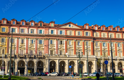 Historic buildings on Piazza Statuto in Turin - Italy © Leonid Andronov