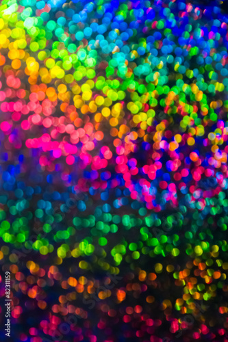 Quadro su tela Fondo Abstracto de Circulos de Colores