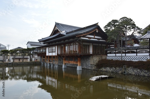 Historische Bauten am Zenko-ji Tempel in Nagano  Japan