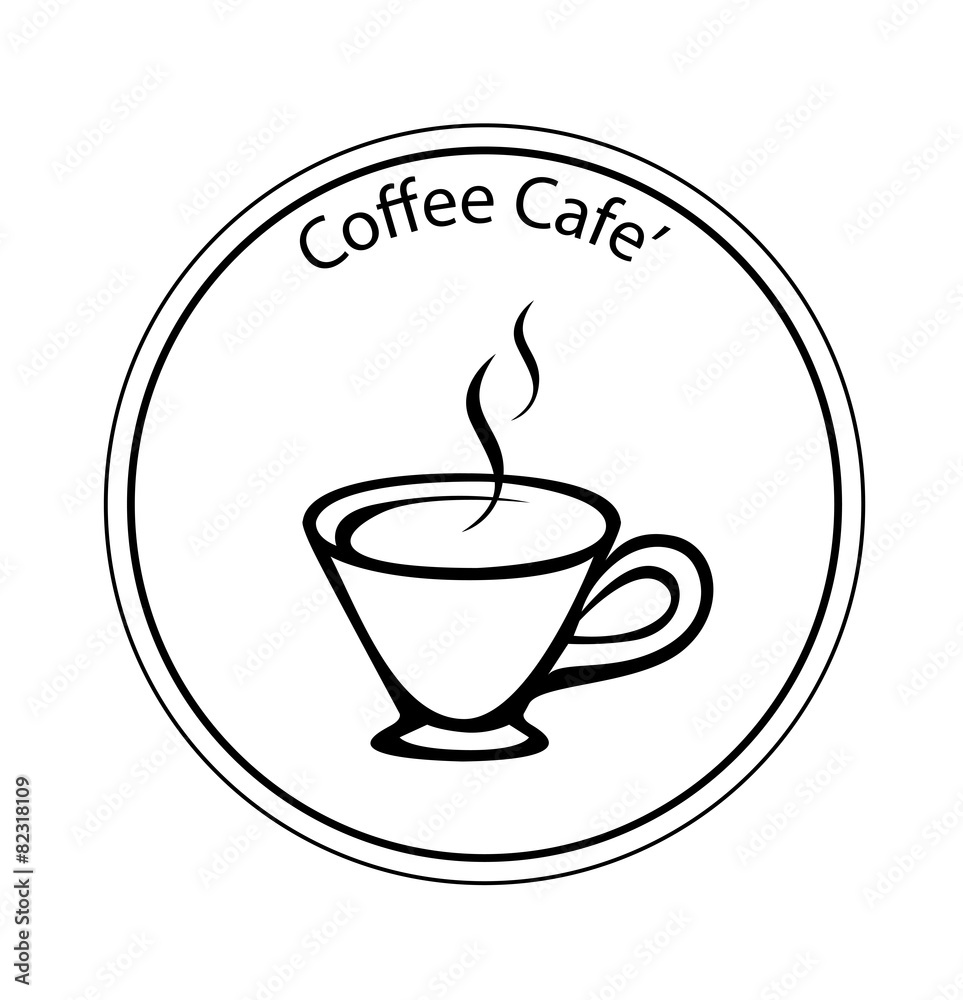 Obraz premium Vector coffee shop labels