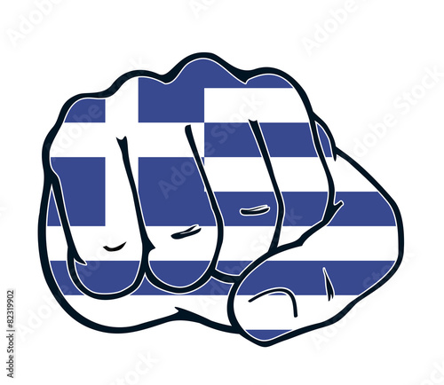 Greece Fist nation fight