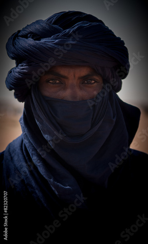 Tuareg man in Agadez, Niger photo