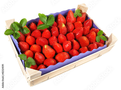 Erdbeeren Kiste