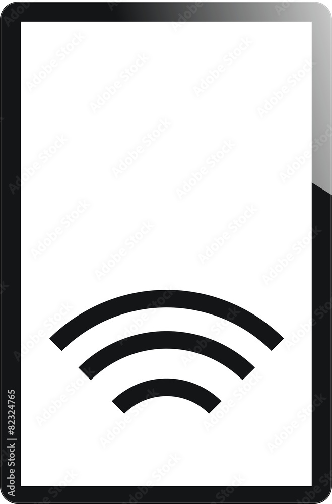 Icon signal online tablet wifi