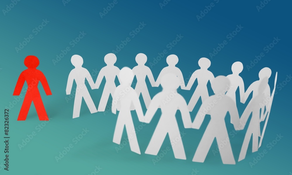 Support. Leaving the crowd