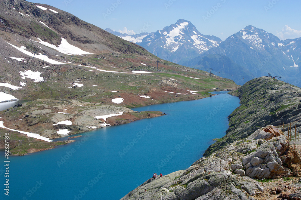 Lac à l’Alpe-d’Huez
