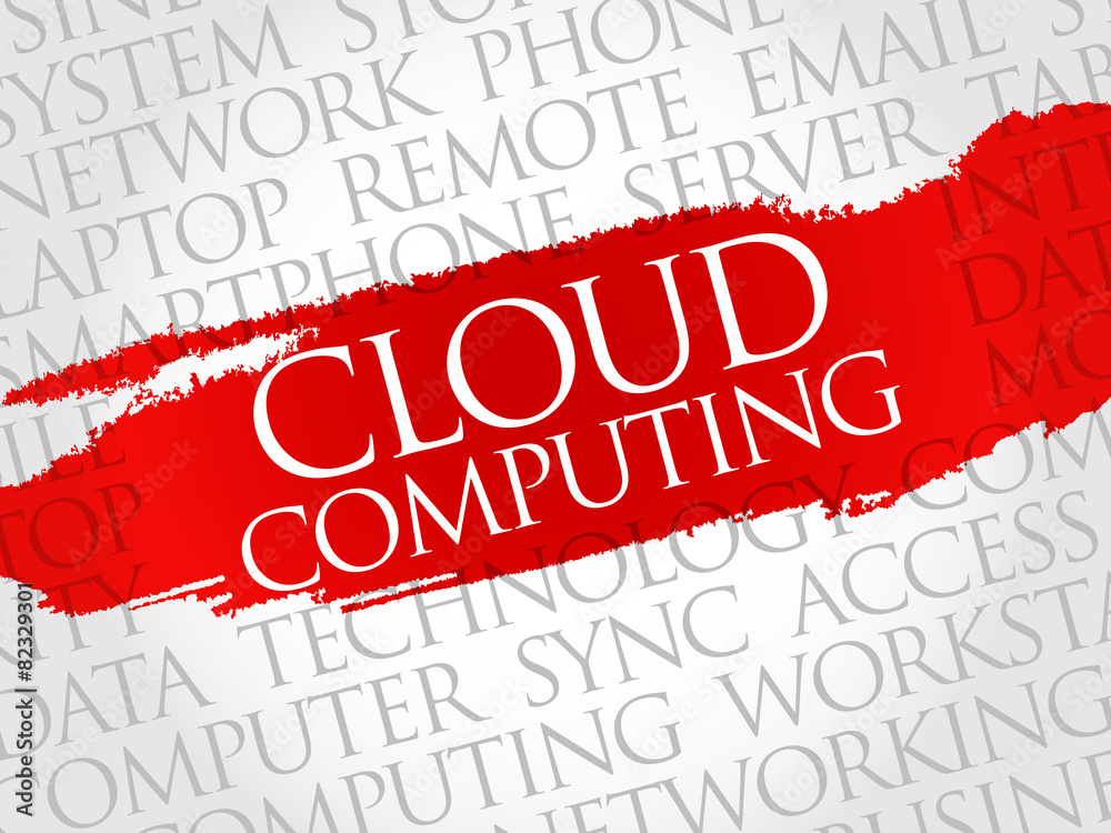 Cloud computing word cloud concept Cloud computing word cloud concept