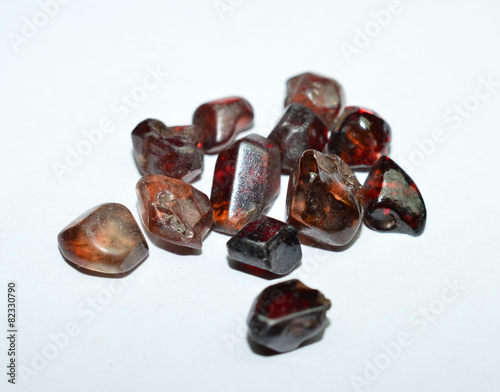 Zircon rough gemstones